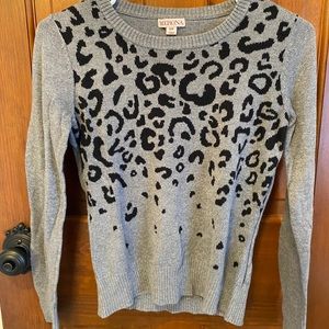 Cheetah sweater